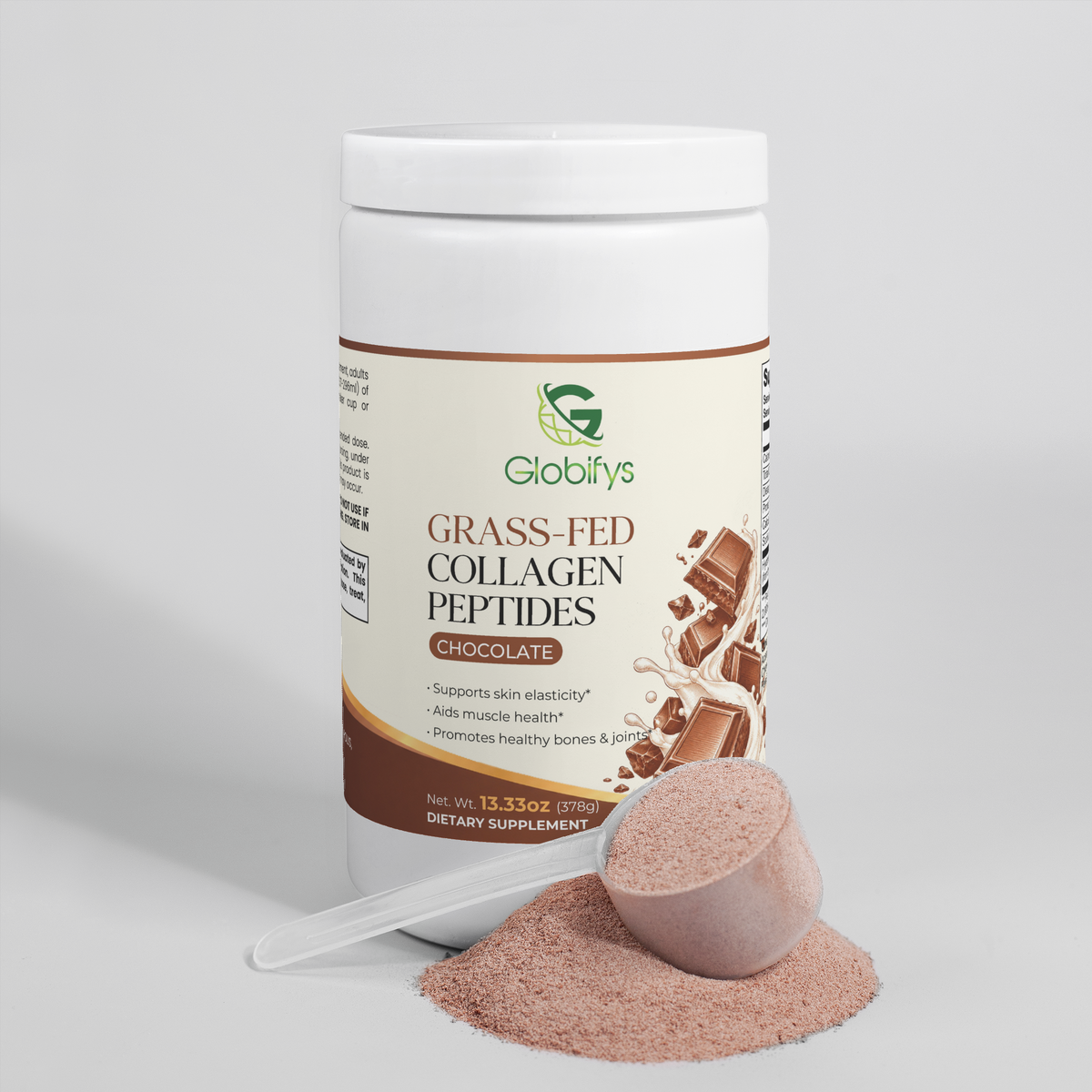 Grass-Fed Collagen Peptides Powder (Chocolate)