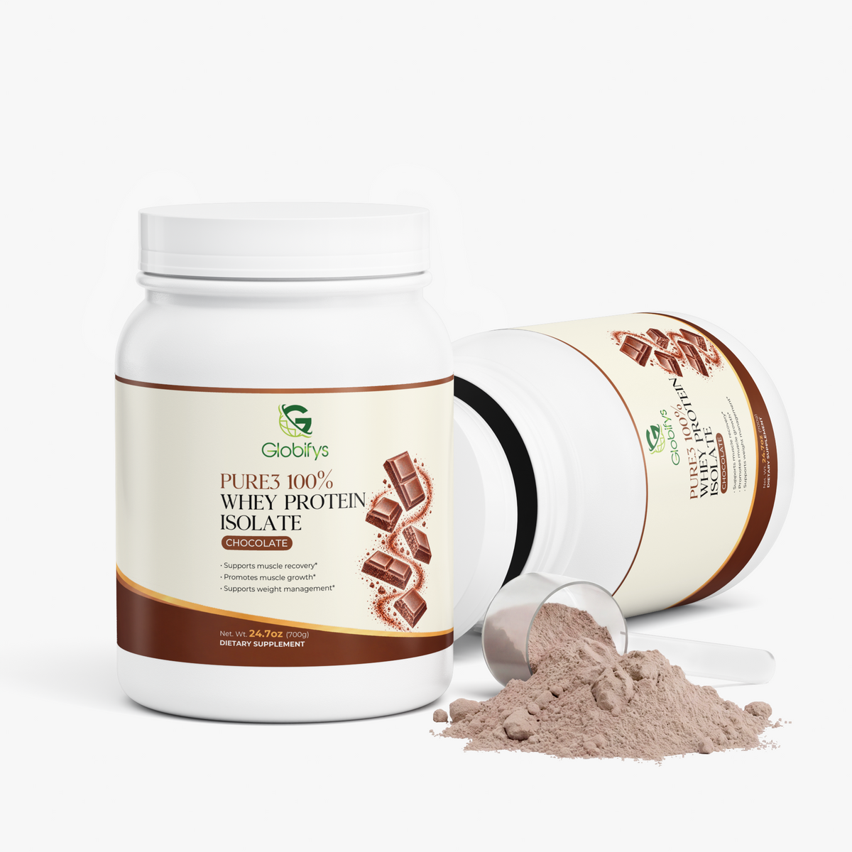 Pure3 100% Whey Protein Isolate (Chocolate)